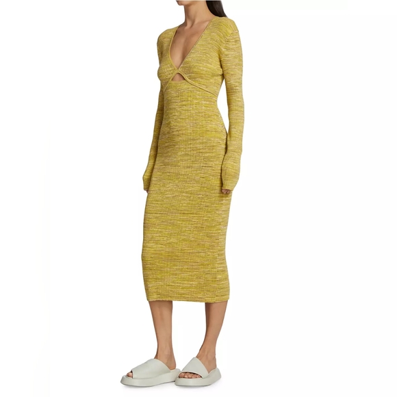 11. NWT DEREK LAM 10 CROSBY GEOVANA CUT OUT SWEATERDRESS - Picture 9 of 11